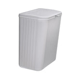 Maxbell Maxbell Hanging Trash Can with Lid Dustbin Garbage Can for Living Room Bedroom Study 12L gray