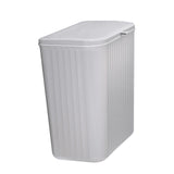 Maxbell Maxbell Hanging Trash Can with Lid Dustbin Garbage Can for Living Room Bedroom Study 12L gray