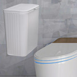 Maxbell Maxbell Hanging Trash Can with Lid Dustbin Garbage Can for Living Room Bedroom Study 12L gray
