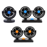 Maxbell Maxbell Car Fan Air Circulator with 2 Speeds Portable Fan for Sedan RV Car Dashboard Single Head 12V Blue