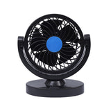 Maxbell Maxbell Car Fan Air Circulator with 2 Speeds Portable Fan for Sedan RV Car Dashboard Single Head 12V Blue