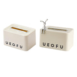 Maxbell Maxbell Tissue Box Napkin Organizer Facial Tissue Holder for Home Kitchen Restaurant letter