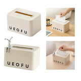 Maxbell Maxbell Tissue Box Napkin Organizer Facial Tissue Holder for Home Kitchen Restaurant letter