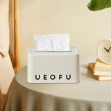 Maxbell Maxbell Tissue Box Napkin Organizer Facial Tissue Holder for Home Kitchen Restaurant letter