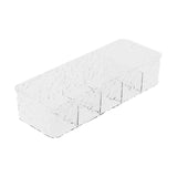 Maxbell Maxbell Sock Storage Box Stackable Rectangle Lightweight Home Lingeries Storage Bins Transparent