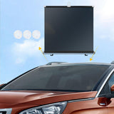 Maxbell Maxbell Car Retractable Windshield Sun Shade Multifunctional Car Sun Visor Protector 40cmx60cm