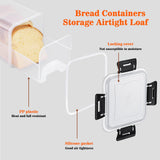 Maxbell 2xFresh Bread Storage Container Sandwich Bread Holder for Camping Trips Hiking