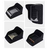 Maxbell Waterproof Cover for Doorbell, Doorbell Rain Cover for Access Control Keypad S Black