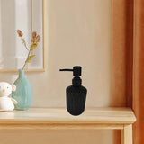 Maxbell Maxbell Soap Dispenser Portable Glass Hand Soap Dispenser for Bathroom Restroom Home Black