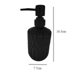 Maxbell Maxbell Soap Dispenser Portable Glass Hand Soap Dispenser for Bathroom Restroom Home Black