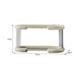 Maxbell Maxbell Cups Mugs Storage Rack Seasoning Bottle Holder Organizer for Kitchen Bottles 2 Layer White