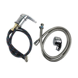 Maxbell Salon Shampoo Faucet Stainless Steel Zinc Alloy Backwash Unit Shower Sprayer black with tube head