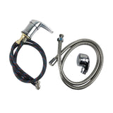 Maxbell Salon Shampoo Faucet Stainless Steel Zinc Alloy Backwash Unit Shower Sprayer black with tube head