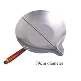 Maxbell Sugar Pan Wok Cheese Melting Pot for Tanghulu Making Candied Haws Commercial Style E