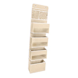 Maxbell Maxbell over Door Organizer over Door Hanging Storage Bag for Dormitory Home Bedroom Beige