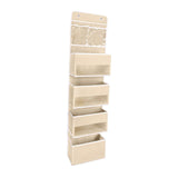 Maxbell Maxbell over Door Organizer over Door Hanging Storage Bag for Dormitory Home Bedroom Beige