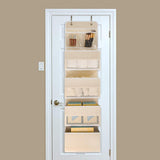 Maxbell Maxbell over Door Organizer over Door Hanging Storage Bag for Dormitory Home Bedroom Beige
