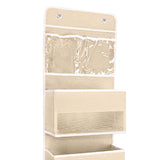 Maxbell Maxbell over Door Organizer over Door Hanging Storage Bag for Dormitory Home Bedroom Beige