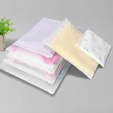 Maxbell Maxbell 50 Pieces Frosted Zipper Bags Slider Zip Bags for Socks Cosmetics Travel 30cmx40cm