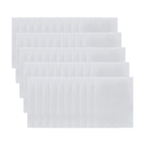 Maxbell Maxbell 50 Pieces Frosted Zipper Bags Slider Zip Bags for Socks Cosmetics Travel 30cmx40cm