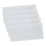 Maxbell Maxbell 50 Pieces Frosted Zipper Bags Slider Zip Bags for Socks Cosmetics Travel 30cmx40cm