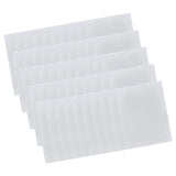 Maxbell Maxbell 50 Pieces Frosted Zipper Bags Slider Zip Bags for Socks Cosmetics Travel 30cmx40cm