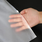 Maxbell Maxbell 50 Pieces Frosted Zipper Bags Slider Zip Bags for Socks Cosmetics Travel 30cmx40cm