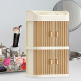 Maxbell Maxbell Makeup Organizer Box Large Capactiy Skincare Organizers for Bathroom Dresser 3 Tiers