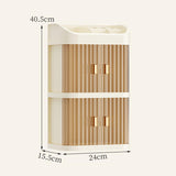 Maxbell Maxbell Makeup Organizer Box Large Capactiy Skincare Organizers for Bathroom Dresser 3 Tiers