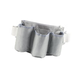 Maxbell Maxbell Tool Pouch Waist Belt Bag Sturdy for Housekeeping Gardening Maintenance Tool Grey