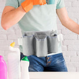 Maxbell Maxbell Tool Pouch Waist Belt Bag Sturdy for Housekeeping Gardening Maintenance Tool Grey