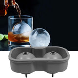 Maxbell Maxbell Silicone Ice Tray Ice Maker DIY Ice Ball Maker for Bar Home Gray