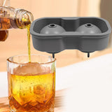 Maxbell Maxbell Silicone Ice Tray Ice Maker DIY Ice Ball Maker for Bar Home Gray