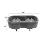 Maxbell Maxbell Silicone Ice Tray Ice Maker DIY Ice Ball Maker for Bar Home Gray