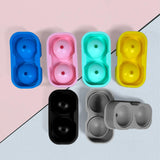 Maxbell Maxbell Silicone Ice Tray Ice Maker DIY Ice Ball Maker for Bar Home Gray