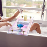 Maxbell Maxbell Bath Tub Tray Rack Waterproof Bathtub Caddy for Decoration Bathroom Swimming