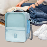 Maxbell Maxbell Travel Shoe Bag for Packing Dustproof Shoe Pouch for Flip Flops Home Outdoor Blue