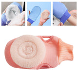 Maxbell Maxbell Bath Glove Skin Cleanser Creative Body Scrubber for Deep Cleansing Neck Body Pink