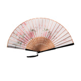 Maxbell Maxbell Folding Hand Fan Portable Novelty Folded Fan for Stage Show Parties Concerts Black