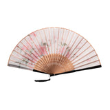 Maxbell Maxbell Folding Hand Fan Portable Novelty Folded Fan for Stage Show Parties Concerts White