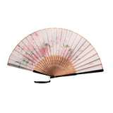 Maxbell Maxbell Folding Hand Fan Portable Novelty Folded Fan for Stage Show Parties Concerts White
