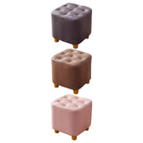 Maxbell Maxbell Small Footstool Ottoman Foot Rest Stool Stable for Bedside Nursery Apartment Purple