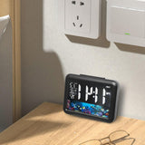 Maxbell Maxbell Alarm Clock Color Screen Bedroom Bedside Clock for Office Indoor Style B