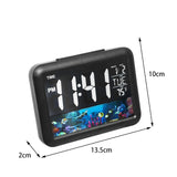 Maxbell Maxbell Alarm Clock Color Screen Bedroom Bedside Clock for Office Indoor Style B