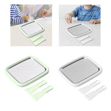 Maxbell Maxbell Mini Ice Cream Plate Maker Frozen Yoghurt Plate for Buffet Families Holidays green