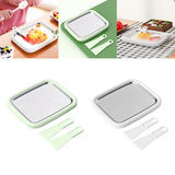 Maxbell Maxbell Mini Ice Cream Plate Maker Frozen Yoghurt Plate for Buffet Families Holidays green