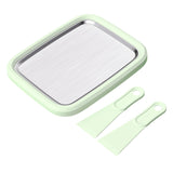 Maxbell Maxbell Mini Ice Cream Plate Maker Frozen Yoghurt Plate for Buffet Families Holidays green