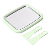 Maxbell Maxbell Mini Ice Cream Plate Maker Frozen Yoghurt Plate for Buffet Families Holidays green