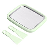 Maxbell Maxbell Mini Ice Cream Plate Maker Frozen Yoghurt Plate for Buffet Families Holidays green
