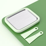 Maxbell Maxbell Mini Ice Cream Plate Maker Frozen Yoghurt Plate for Buffet Families Holidays green